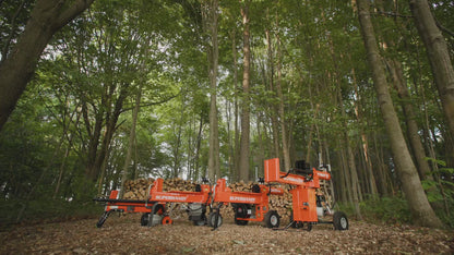 25 Ton Gas Log Splitter - 7HP 209CC, 20" Max Log Length