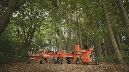 SuperHandy 20-Ton Gas Log Splitter | 7HP Engine Hydraulic Wood Splitter