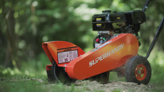 SuperHandy GUO110 Stump Grinder Pro | 9HP 274cc Gas Engine | 13.5" Cutter Wheel