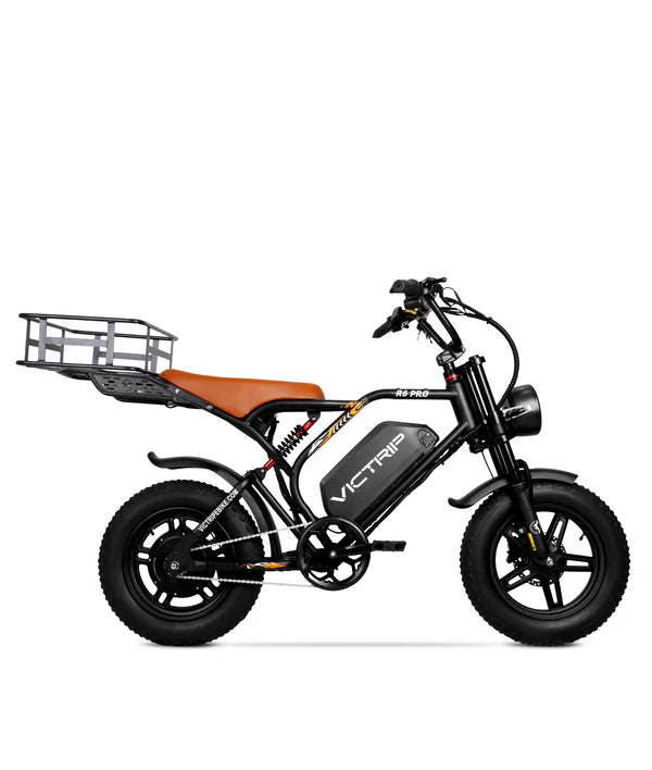 VICTRIP®R6  Pro- 1500W Full Suspension Moped Style EBike
