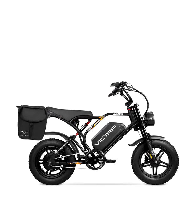 VICTRIP®R6  Pro- 1500W Full Suspension Moped Style EBike