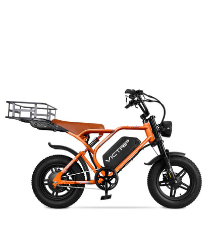 VICTRIP®R6  Pro- 1500W Full Suspension Moped Style EBike