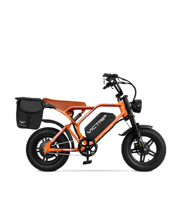 VICTRIP®R6  Pro- 1500W Full Suspension Moped Style EBike