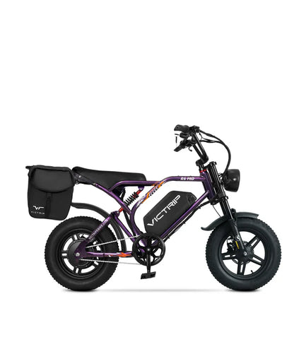 VICTRIP®R6  Pro- 1500W Full Suspension Moped Style EBike