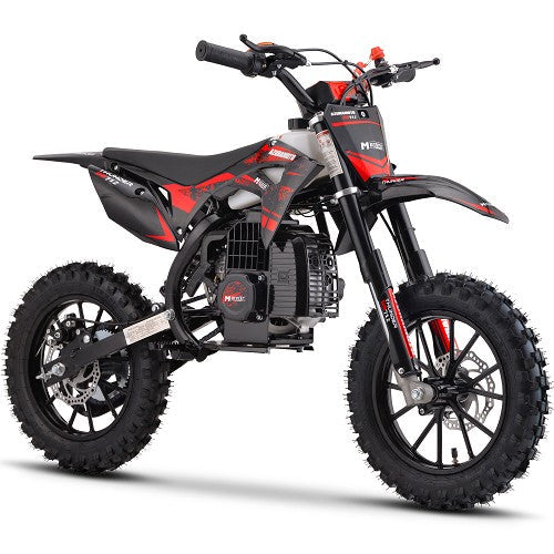 MotoTec Thunder 50cc 2-Stroke Kids Gas Dirt Bike 2.4 hp@7,000 rpm,Capacity-150 lbs,Range-10miles