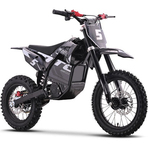 MotoTec 60V 2000W Lithium Pro Dirt Bike | 40 MPH, 3000W Peak/Off Road Use Only Mototec