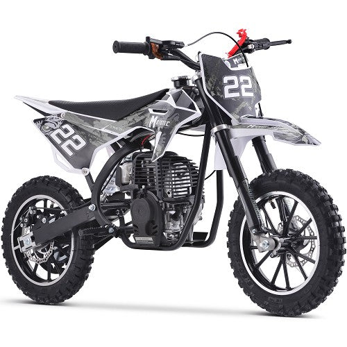 MotoTec Demon 40cc 4-Stroke Kids Gas Dirt Bike Blue Top Speed: 22 mph