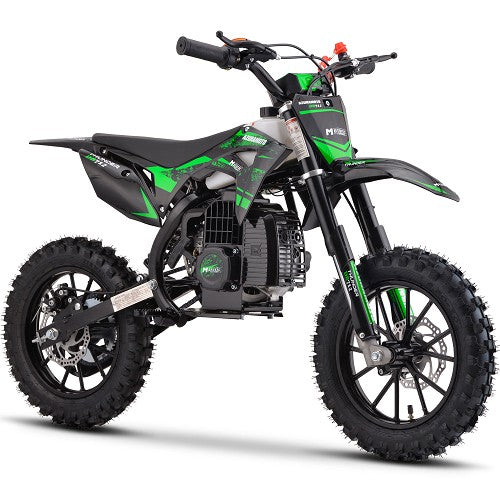 MotoTec Thunder 50cc 2-Stroke Kids Gas Dirt Bike 2.4 hp@7,000 rpm,Capacity-150 lbs,Range-10miles