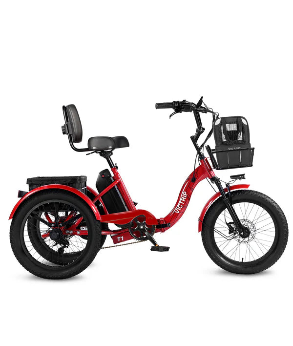 VICTRIP T1 Folding Electric Trike 750W Ebike