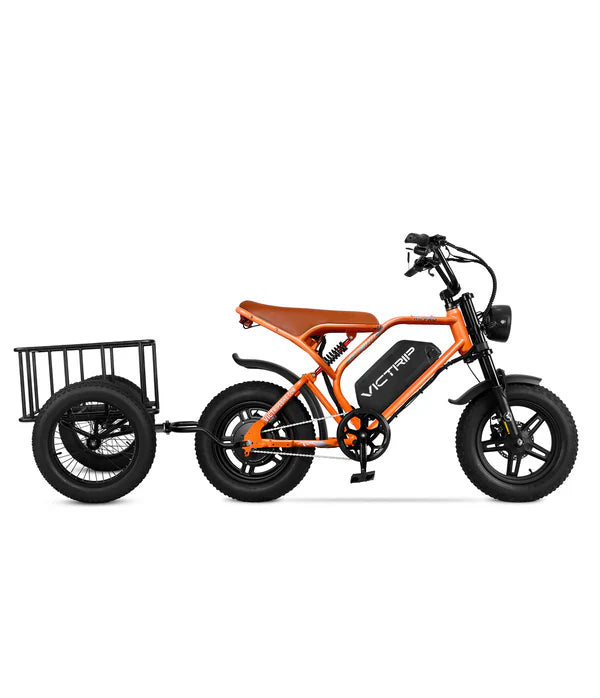 VICTRIP®R6  Pro- 1500W Full Suspension Moped Style EBike