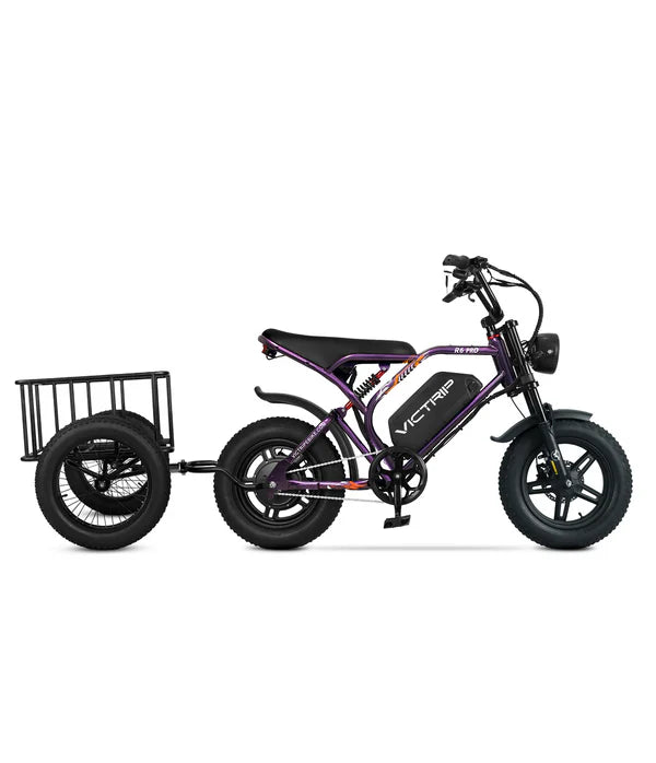 VICTRIP®R6  Pro- 1500W Full Suspension Moped Style EBike