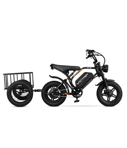 VICTRIP®R6  Pro- 1500W Full Suspension Moped Style EBike