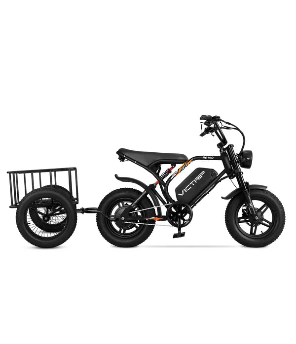 VICTRIP®R6  Pro- 1500W Full Suspension Moped Style EBike